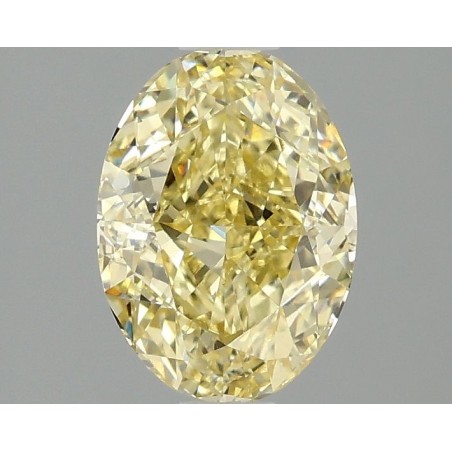 Diament laboratoryjny o barwie fantazyjnej szlif owalny, 1.59ct, VVS2, Fancy Intense Yellow, IGI LG689586816