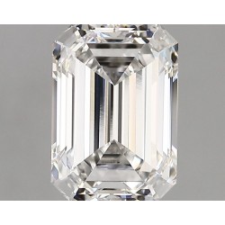 Diament laboratoryjny szlif szmaragdowy, 2.47ct, VVS2, E, IGI LG760555064