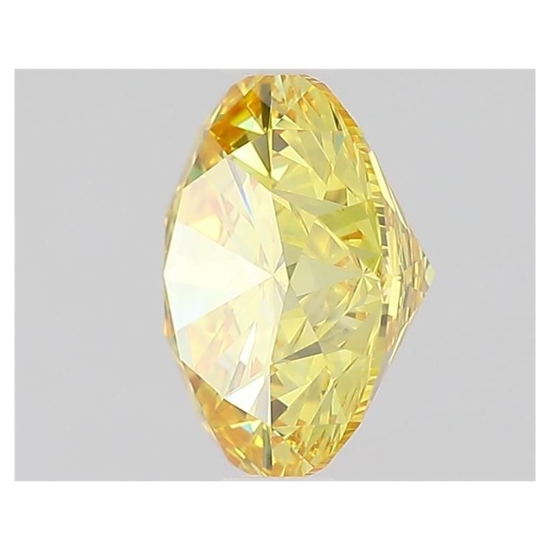 Diament laboratoryjny o barwie fantazyjnej szlif okrągły, 1.14ct, VVS2, Fancy Vivid Yellow, IGI LG519247632