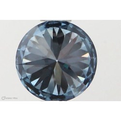 Diament laboratoryjny o barwie fantazyjnej szlif okrągły, 0.61ct, VVS1, Fancy Vivid Blue, IGI LG564379350