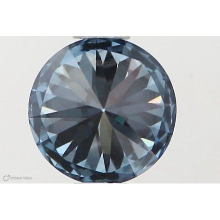 Diament laboratoryjny o barwie fantazyjnej szlif okrągły, 0.61ct, VVS1, Fancy Vivid Blue, IGI LG564379350