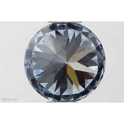 Diament laboratoryjny o barwie fantazyjnej szlif okrągły, 0.51ct, IF, Fancy Intense Blue, IGI LG581331140