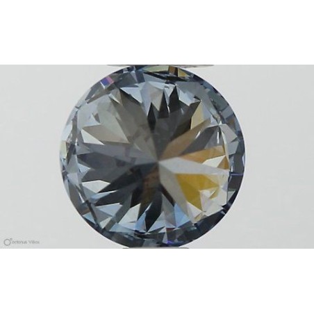 Diament laboratoryjny o barwie fantazyjnej szlif okrągły, 0.5ct, IF, Fancy Blue, IGI LG564379542