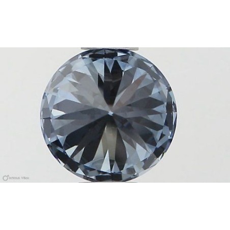 Diament laboratoryjny o barwie fantazyjnej szlif okrągły, 0.5ct, VVS2, Fancy Vivid Blue, IGI LG581330981
