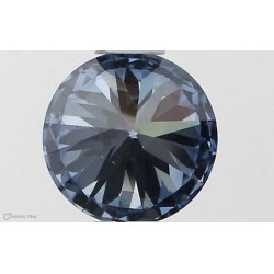 Diament laboratoryjny o barwie fantazyjnej szlif okrągły, 0.53ct, VVS2, Fancy Vivid Blue, IGI LG538290388