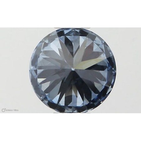 Diament laboratoryjny o barwie fantazyjnej szlif okrągły, 0.5ct, VVS1, Fancy Vivid Blue, IGI LG564379612