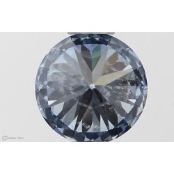 Diament laboratoryjny o barwie fantazyjnej szlif okrągły, 0.5ct, VVS2, Fancy Intense Blue, IGI LG553257562