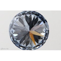 Diament laboratoryjny o barwie fantazyjnej szlif okrągły, 0.72ct, VVS1, Fancy Intense Blue, IGI LG581331299