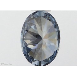 Diament laboratoryjny o barwie fantazyjnej szlif owalny, 0.99ct, VVS2, Fancy Vivid Blue, IGI LG564379253