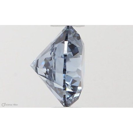 Diament laboratoryjny o barwie fantazyjnej szlif okrągły, 0.59ct, VVS1, Fancy Vivid Blue, IGI LG581331323