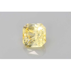 Szafir Asscher, 3.46 ct, YELLOW, GIA 1548195812