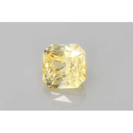 Szafir Asscher, 3.46 ct, YELLOW, GIA 1548195812