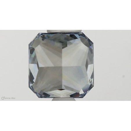 Diament laboratoryjny o barwie fantazyjnej szlif radiant kawadratowy, 1.11ct, VVS1, Fancy Intense Blue, IGI LG553257552