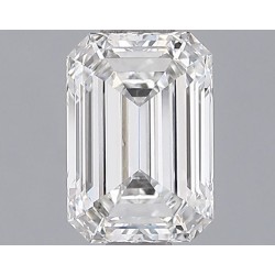 Diament laboratoryjny szlif szmaragdowy, 1.35ct, VVS2, F, IGI LG689530784
