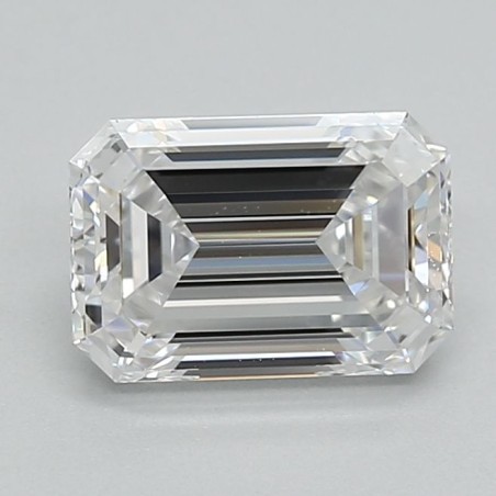 Diament laboratoryjny szlif szmaragdowy, 1.03ct, VVS2, D, IGI LG760520760