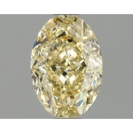 Diament laboratoryjny o barwie fantazyjnej szlif owalny, 1.08ct, VVS1, Fancy Intense Yellow, IGI LG669448637