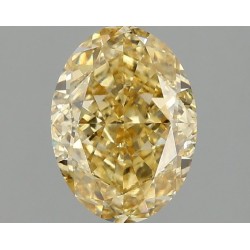 Diament laboratoryjny o barwie fantazyjnej szlif owalny, 2.09ct, VVS2, Fancy Intense Yellow, IGI LG671409470