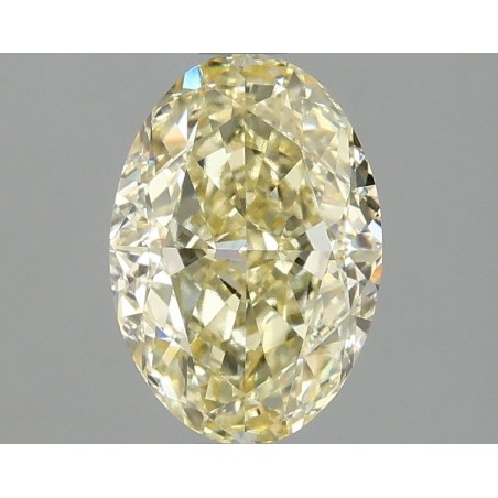 Diament laboratoryjny o barwie fantazyjnej szlif owalny, 2.1ct, VVS2, Fancy Yellow, IGI LG677582542