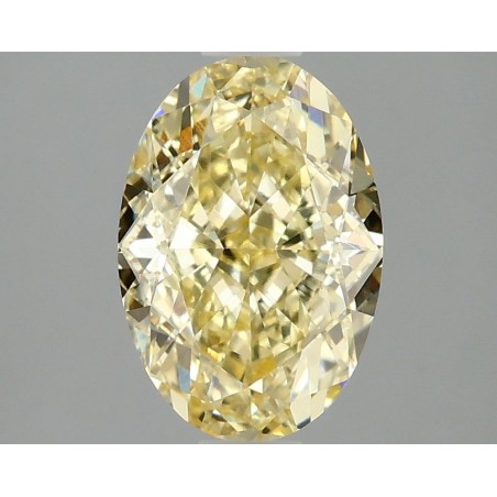 Diament laboratoryjny o barwie fantazyjnej szlif owalny, 2.08ct, VVS2, Fancy Intense Yellow, IGI LG680520002