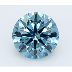 Diament laboratoryjny o barwie fantazyjnej szlif okrągły, 2ct, VVS2, Fancy Vivid Blue, IGI LG747511160
