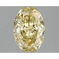 Diament laboratoryjny o barwie fantazyjnej szlif owalny, 1.57ct, VVS2, Fancy Intense Yellow, IGI LG681518301
