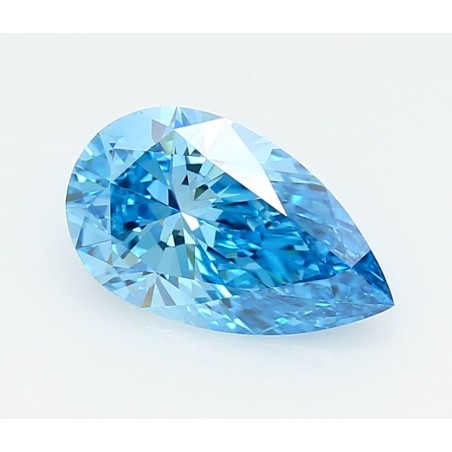 Diament laboratoryjny o barwie fantazyjnej szlif gruszkowy, 1.53ct, VVS1, Fancy Vivid Blue, IGI LG749574373