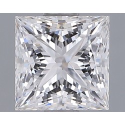 Diament laboratoryjny szlif princess, 1.34ct, VVS1, E, IGI LG717510001