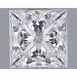 Diament laboratoryjny szlif princess, 1.34ct, VVS2, D, IGI LG717510024