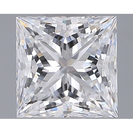 Diament laboratoryjny szlif princess, 1.33ct, VVS2, D, IGI LG728562093