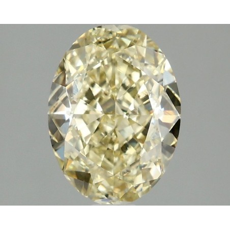 Diament laboratoryjny o barwie fantazyjnej szlif owalny, 2.1ct, VVS2, Fancy Intense Yellow, IGI LG677567736