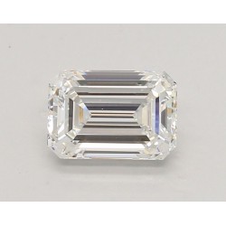 Diament laboratoryjny szlif szmaragdowy, 1.33ct, VVS2, F, IGI LG689583070