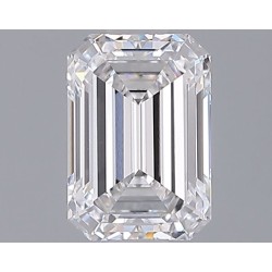 Diament laboratoryjny szlif szmaragdowy, 1.33ct, VVS2, E, IGI LG727546612