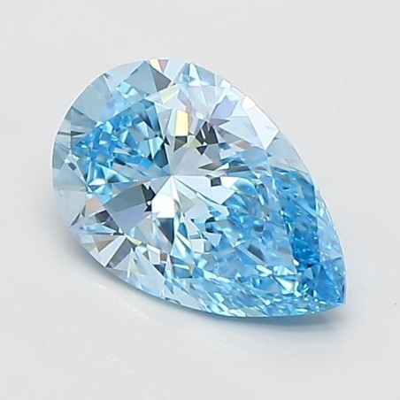 Diament laboratoryjny o barwie fantazyjnej szlif gruszkowy, 1ct, VVS2, Fancy Vivid Blue, IGI LG746516195