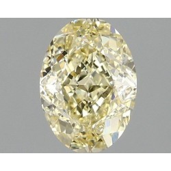 Diament laboratoryjny o barwie fantazyjnej szlif owalny, 1.08ct, VVS2, Fancy Yellow, IGI LG687598535
