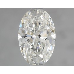 Diament szlif owalny, 0.96ct, SI2, H, HRD 250000258744