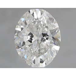 Diament szlif owalny, 0.97ct, SI2, H, HRD 250000258931
