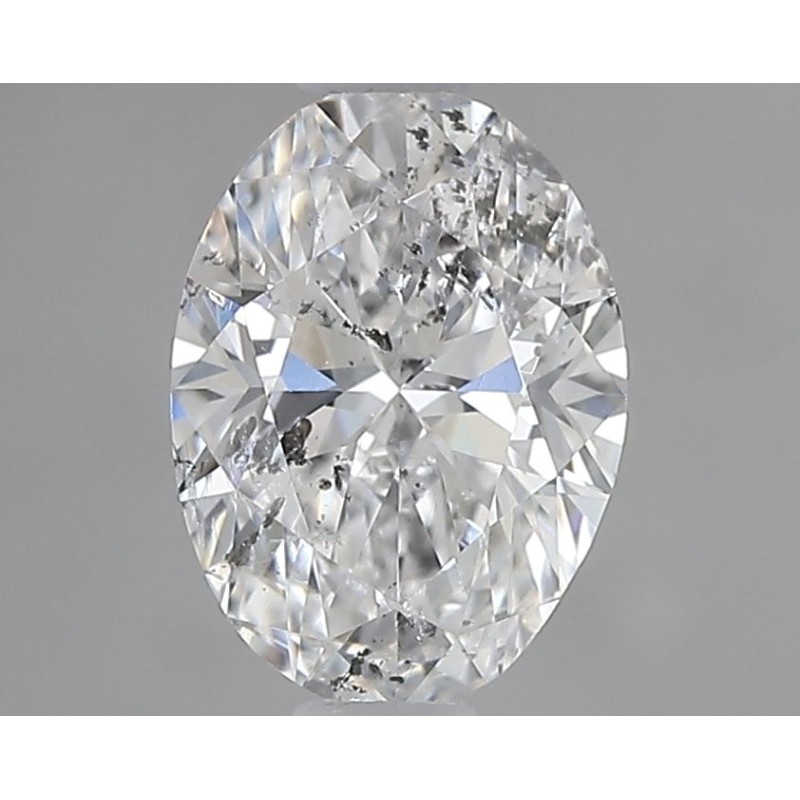 Diament szlif owalny, 0.71ct, SI2, E, HRD 250000239856