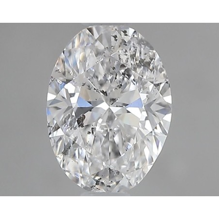 Diament szlif owalny, 0.71ct, SI2, E, HRD 250000239856