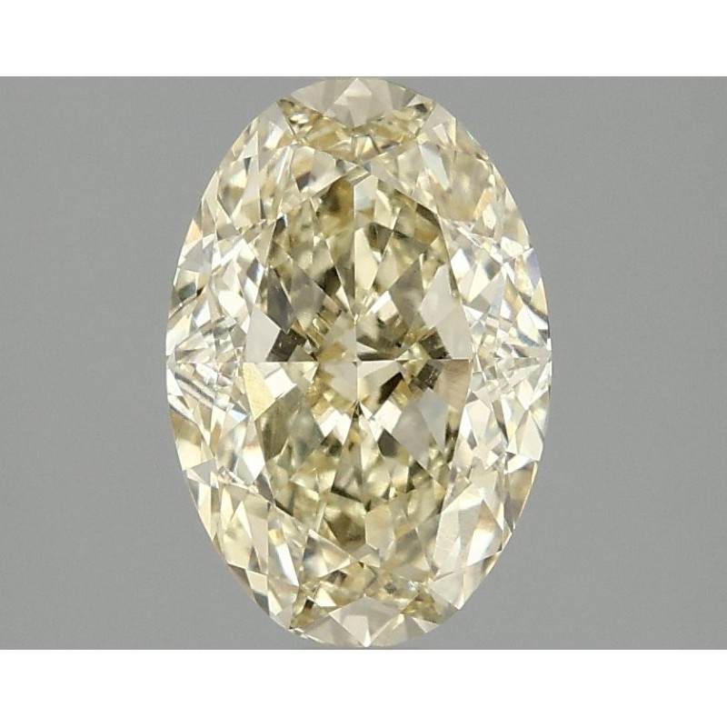 Diament laboratoryjny o barwie fantazyjnej szlif owalny, 2.1ct, VVS2, Fancy Vivid Yellow, IGI LG693535393