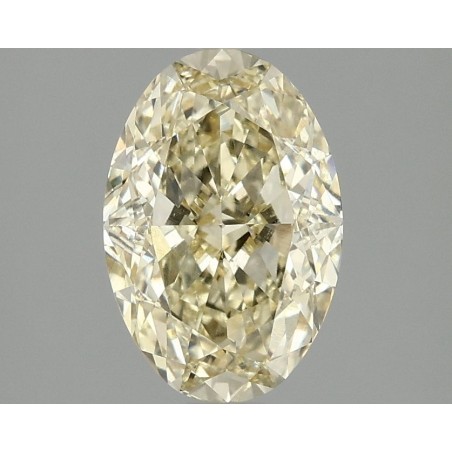 Diament laboratoryjny o barwie fantazyjnej szlif owalny, 2.1ct, VVS2, Fancy Vivid Yellow, IGI LG693535393