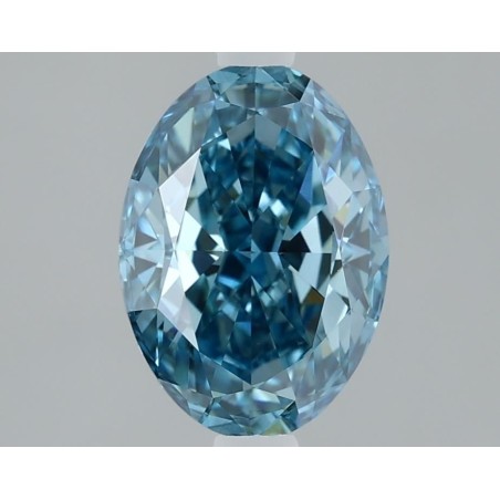 Diament laboratoryjny o barwie fantazyjnej szlif owalny, 1.82ct, VVS2, Fancy Vivid Blue, IGI LG610317033