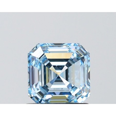 Diament laboratoryjny o barwie fantazyjnej Asscher, 1.07ct, VVS2, Fancy Intense Blue, IGI LG758560258