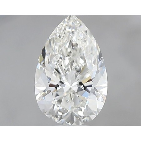 Diament szlif gruszkowy, 0.8ct, SI1, I, GIA 6435394250