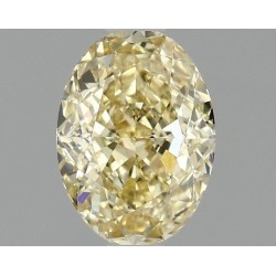 Diament laboratoryjny o barwie fantazyjnej szlif owalny, 1.07ct, VVS2, Fancy Intense Yellow, IGI LG702501535