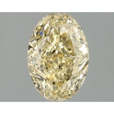 Diament laboratoryjny o barwie fantazyjnej szlif owalny, 1.57ct, VVS2, Fancy Intense Yellow, IGI LG702501546
