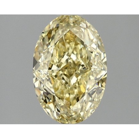 Diament laboratoryjny o barwie fantazyjnej szlif owalny, 2.1ct, VVS2, Fancy Intense Yellow, IGI LG702501527