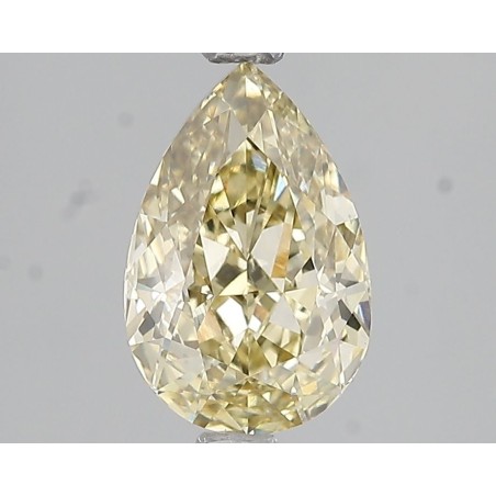 Diament laboratoryjny o barwie fantazyjnej szlif gruszkowy, 2.03ct, VVS2, Fancy Yellow, IGI LG741578934