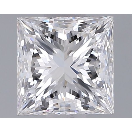 Diament laboratoryjny szlif princess, 1.2ct, VVS1, E, IGI LG728512101