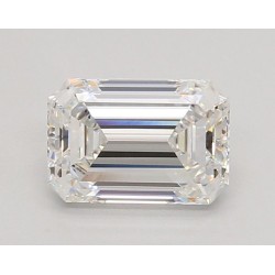 Diament laboratoryjny szlif szmaragdowy, 1.28ct, VVS2, F, IGI LG696558113