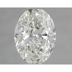 Diament szlif owalny, 0.84ct, SI2, H, HRD 250000239486